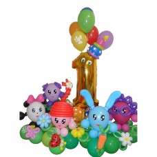 Оформлення кульками Малишарики